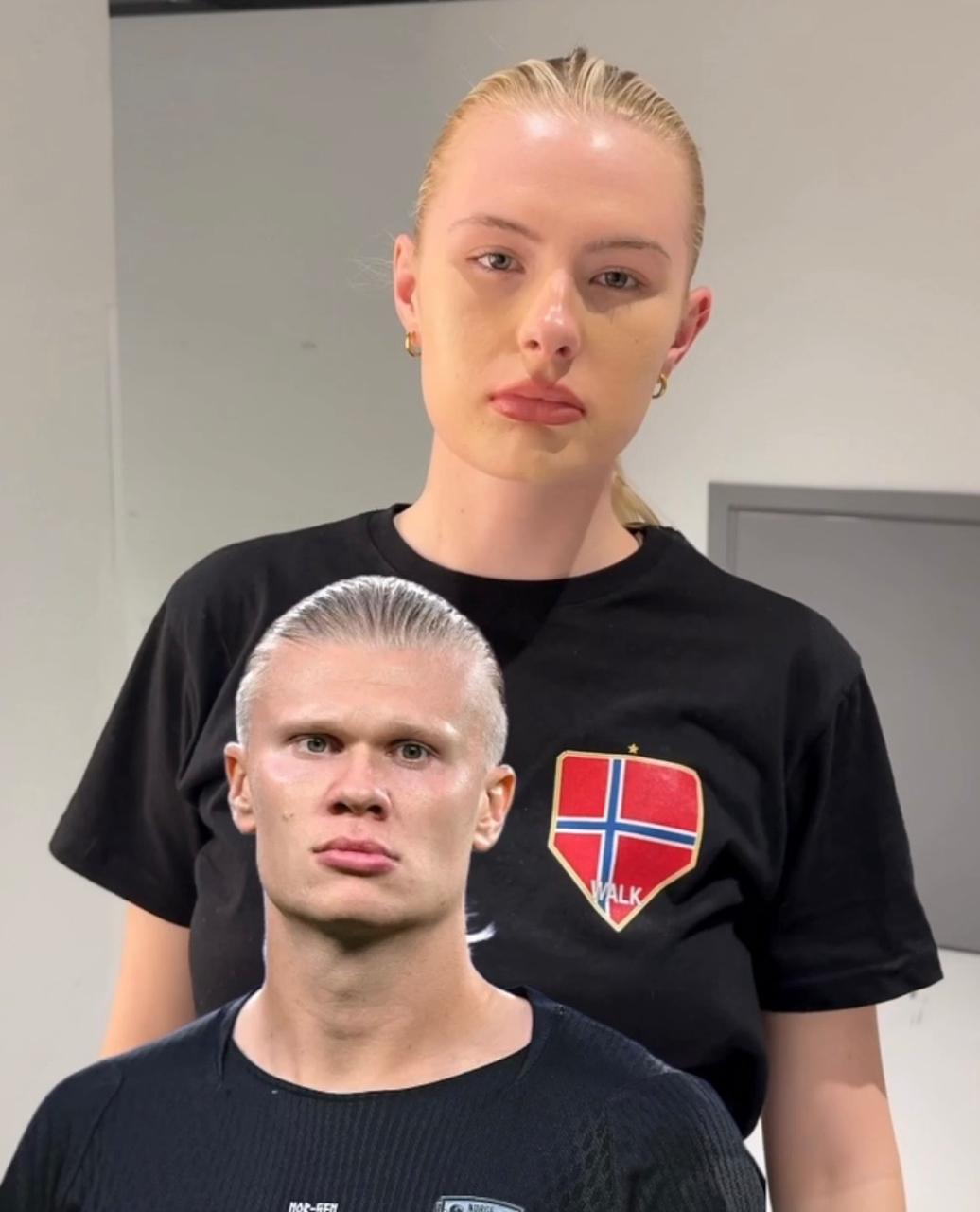 Algunos usuarios incluso han comentado que la modelo se parece más al futbolista que sus propios hermanos.